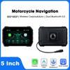 5-дюймовый беспроводной CarPlay Moto Android Auto мотоциклетный GPS-навигационный дисплей Экран Портативная цифровая приборная панель мотоцикла