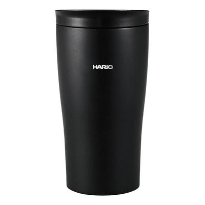 Стакан из нержавеющей стали, черный, 300 мл Термостакан HARIO с крышкой STF-300-B