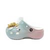 Classic Platform Clog EVA Rogue Rabbit Beach Stylish and Comfortable Hole Shoes Unisex Blue Pink