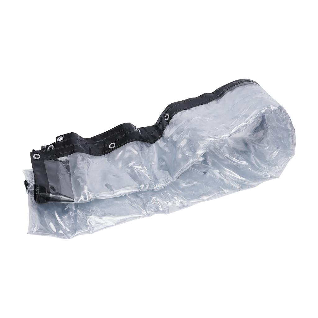 Прозрачный виниловый брезент для патио, уличная прозрачная брезентовая штора, ПВХ уличный прозрачный брезент эстетически приятное украшение для экрана веранды