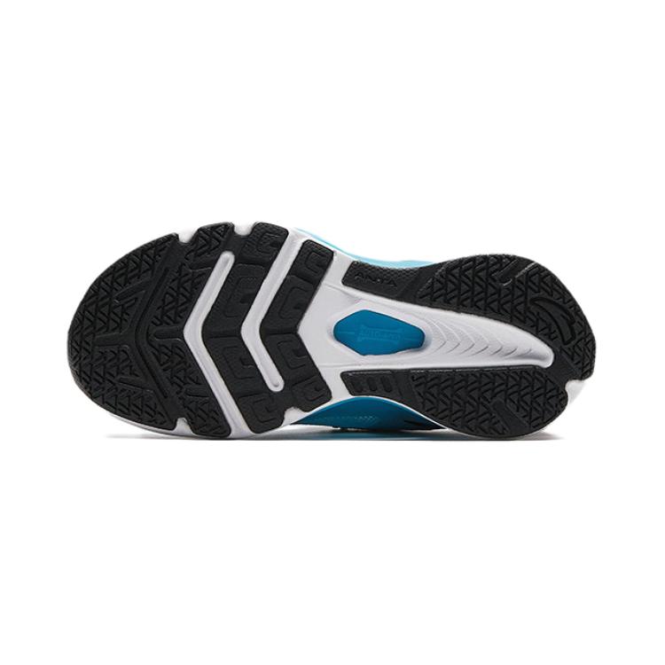 Anta Kids Monthly Comfortable Simple Physical Test Shock Absorption Wear Resistant Low Top Running Shoes Kids Sneaker Blue White A312429999-2