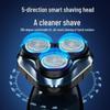 Chigo Smart Men's Three-Blade Rechargeable Shaver - Fully Washable Beard Trimmer