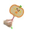 Hand-cranked Pu Fan Bamboo Craft Fan New Handheld Fan  Home Decor