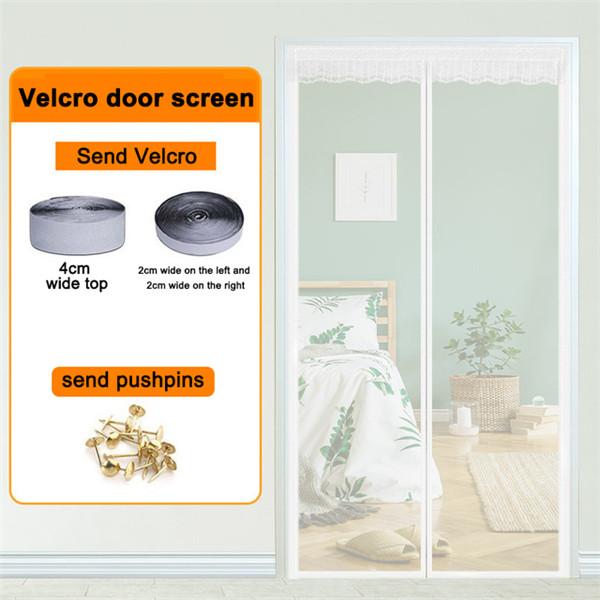 2024 Summer Big Size Door Mesh Curtain Anti-mosquito Nets for Doors Kitchen Curtains Mesh Magnets Separators Screens