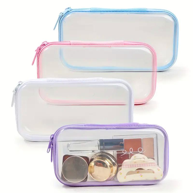1 шт. Прозрачный пылезащитный косметический чехол, многофункциональный ящик для хранения, дорожная сумка для хранения из ПЭТ, органайзер, аксессуары