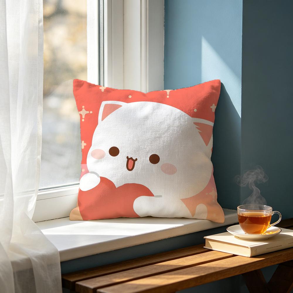 Cute MMochi Cated Cushion Cover Cushion Cover Set Pcs x x x Pillowcase Decorative Sofa Home Decor