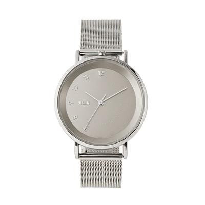 Klon Watch Solar Watch Мужские женские сменные ремешки простые 38 мм KLON SLIM SOLAR STYLE CONNECTION LATTER -SILVER MESH- 38 мм
