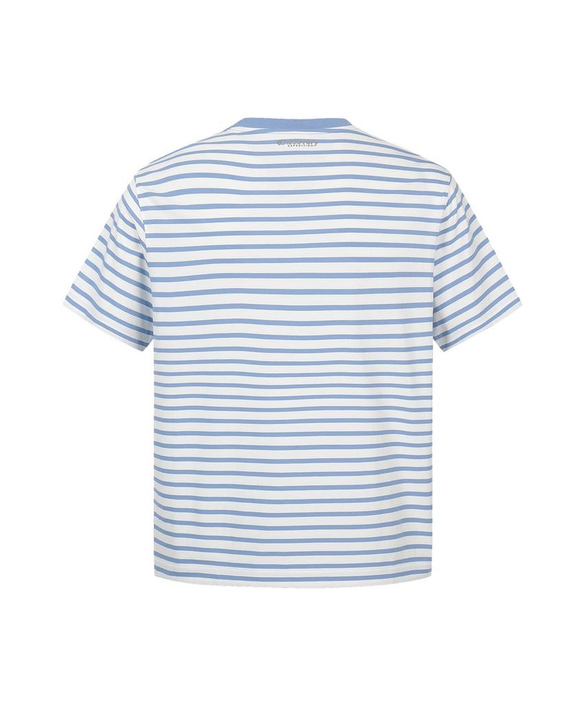 DISCOVERY EXPEDITION Men'S Striped Short Sleeve T-Shirt (Blue)