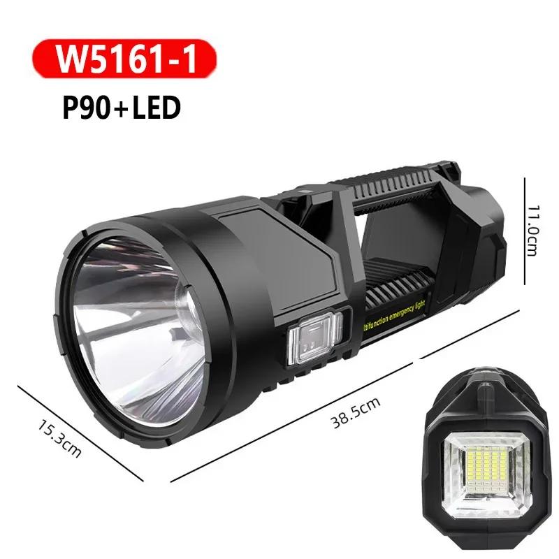 Powerful Solar LED Searchlight Outdoor Multifunction USB Rechargeable P70 Work Light LED Flashlight Long Range Camping Lantern