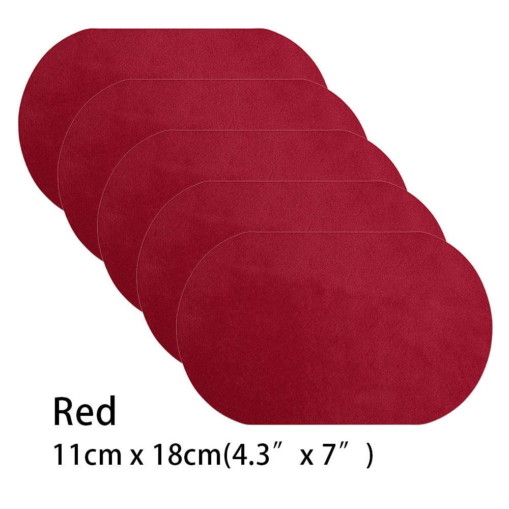 Hot Sale 5pcs Colorful Iron-On Fabric Patches Set | No Sew Adhesive for Pants Repair Kids Clothes Denim DIY Craft (Mixed Sizes)