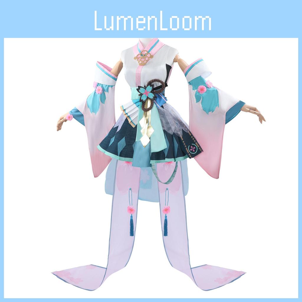 Косплей костюм Вокалоида Хацунэ Мику Мастер Инь Ян Пробуждение Предкосплей Сладкий стиль