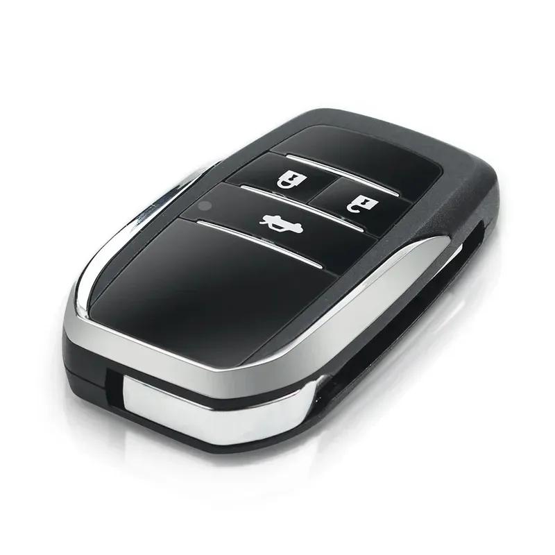 KEYYOU 1PCS Modified Flip 2/3/4 Buttons Car Remote Key Shell FOB Case Cover Holder Fit For Toyota Corolla RAV4 Hilux 2005-2014