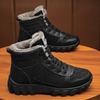 Men's Shoes High-top Tooling Martin Boots Versatile Warm and Cold-proof Cotton Shoes Piled Thickened Snow Boots Winter Models