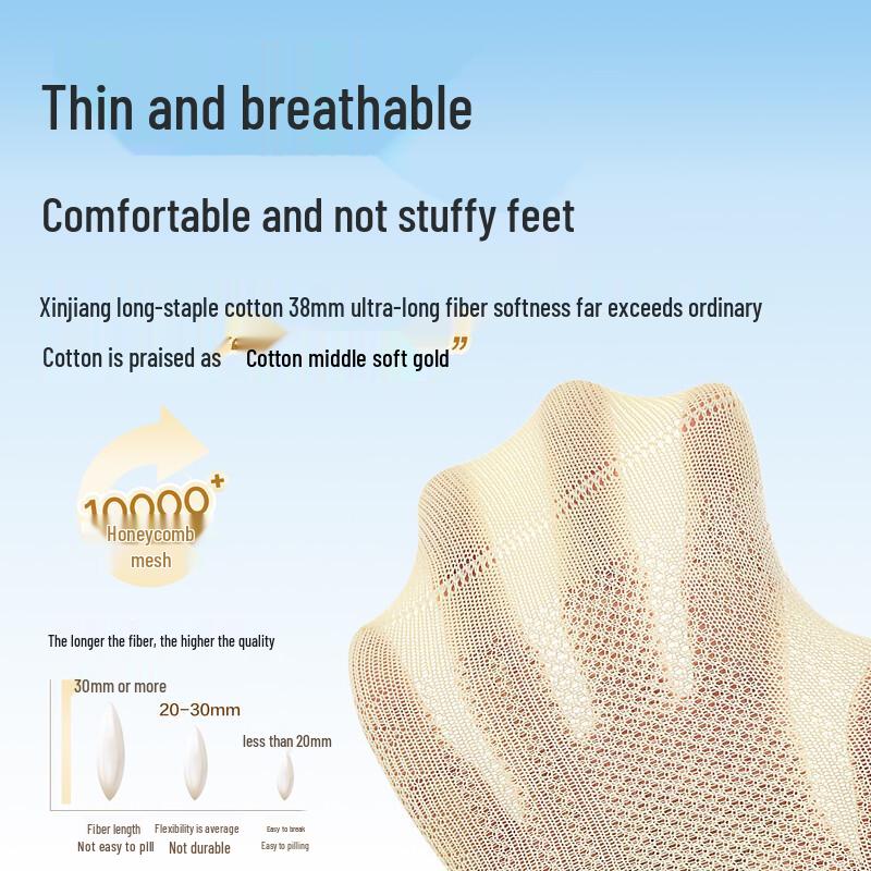 Beibei Baby Pure Cotton Thin Mid-Calf Socks