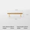 KK&FING Aluminium Gold Black Furniture Door Handles Two-color Kitchen Cupboard Drawer Knobs European TV Cabinet Handle Hardware