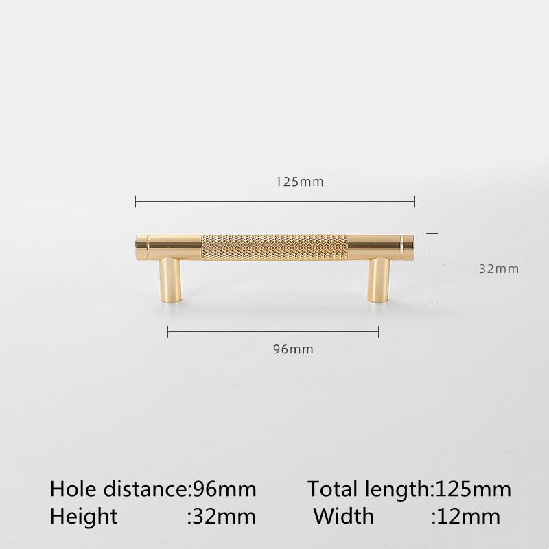 KK&FING Aluminium Gold Black Furniture Door Handles Two-color Kitchen Cupboard Drawer Knobs European TV Cabinet Handle Hardware