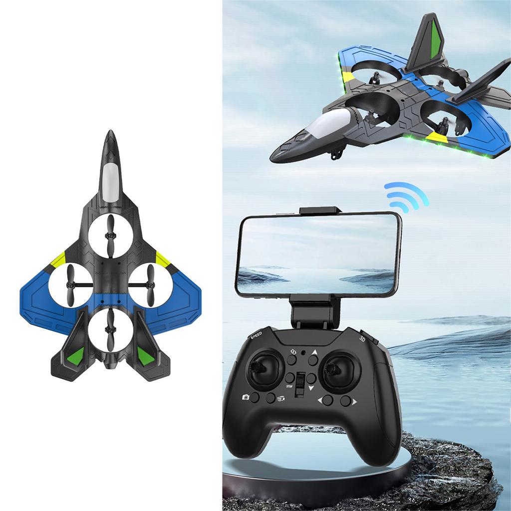 Kid Remote Control Aircraft Toy Glider 4 Channel Remote Control Aircraft Fall Resistance Ensuring Safe Flying Adventures
