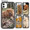 Krajews CHOW CHOW Dog Art Print Phone Case Cover For iPhone 14 5 6s 7 8 Plus X XR XS 11 12 13 Pro Max Samsung S21 S22ultra Plus