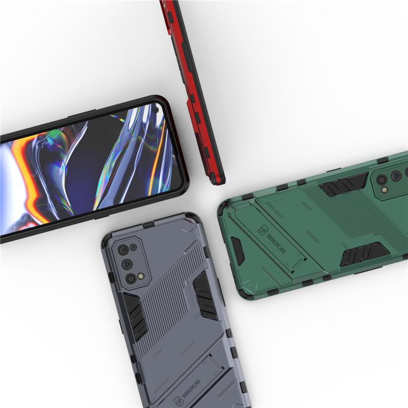 Phone Holder Case For Oppo Realme 7 Pro Case Hard Armor Full Cover For Oppo Realme 7 Pro Case For Realme 7 8 Pro GTNeo GT Master