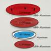 XXUI3 3D ABS Car Rear Trunk Front Grille American Flag Stickers for Ford Emblem Logo Hood Badge F150 F250 Explorer EcoSport EDGE