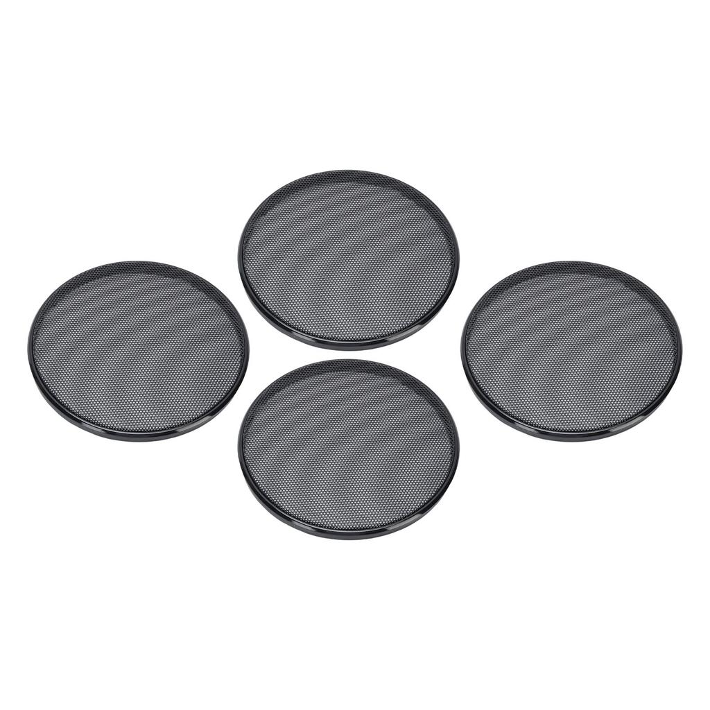 4Pcs Speaker Grill Cover Cold Rolled Steel 149mm Protective Car Speaker Mesh Cover for Home Theater Boat Automobiles