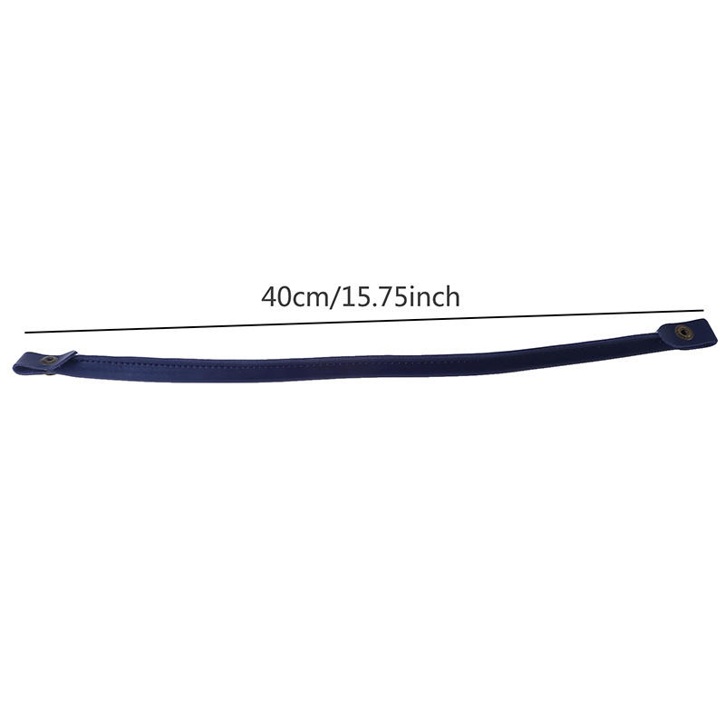 2PCS Bag Straps PU Leather DIY Handmade Handles Black Brown Replacement Strap for Crossbody Shoulder Handbag Handle 40cm