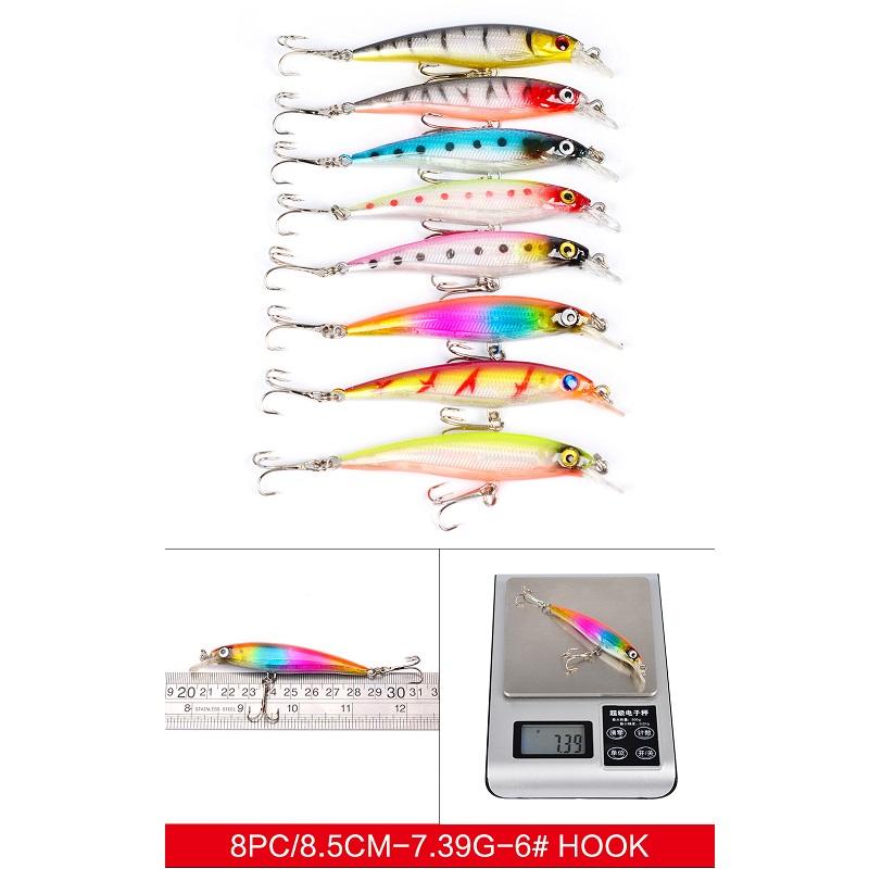 43 набора наживок, мягкая наживка, твердая наживка, смешанная упаковка, косоглазый окунь, все в смешанной упаковке