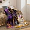 Golden Spartan Warrior Blanket bedroom Blanket for Livingroom Couch lunch break Soft throw for Friend's festival Gift