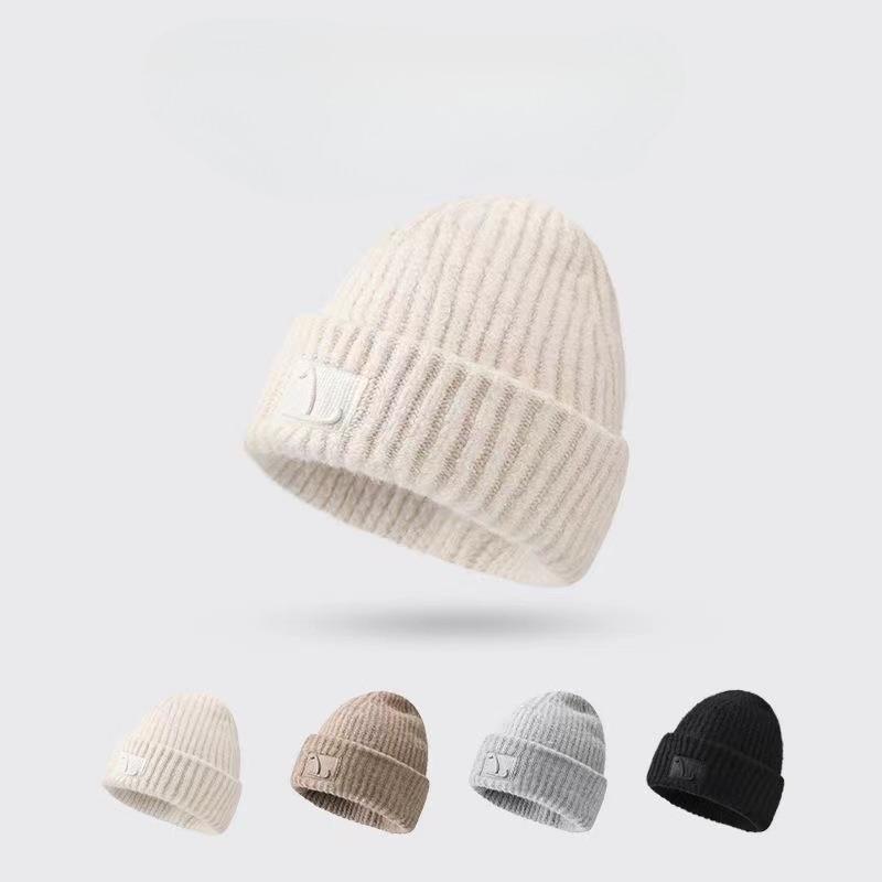 Свободная вязаная шапка корейского выпуска, женская осенне-зимняя универсальная толстая вязаная шапка, шапка Baotou