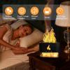 НОВЫЙ увлажнитель воздуха Flame Air, диффузор эфирных масел, ароматерапевтический туманообразователь USB, настольный светодиодный увлажнитель Fire Flame для офиса 2025