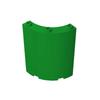 BRICKE Guest Brick Building Blocks: 4x4x6 Curved Wall Panel, Compatible with Lego 30562/46361 Small Particle Blocks