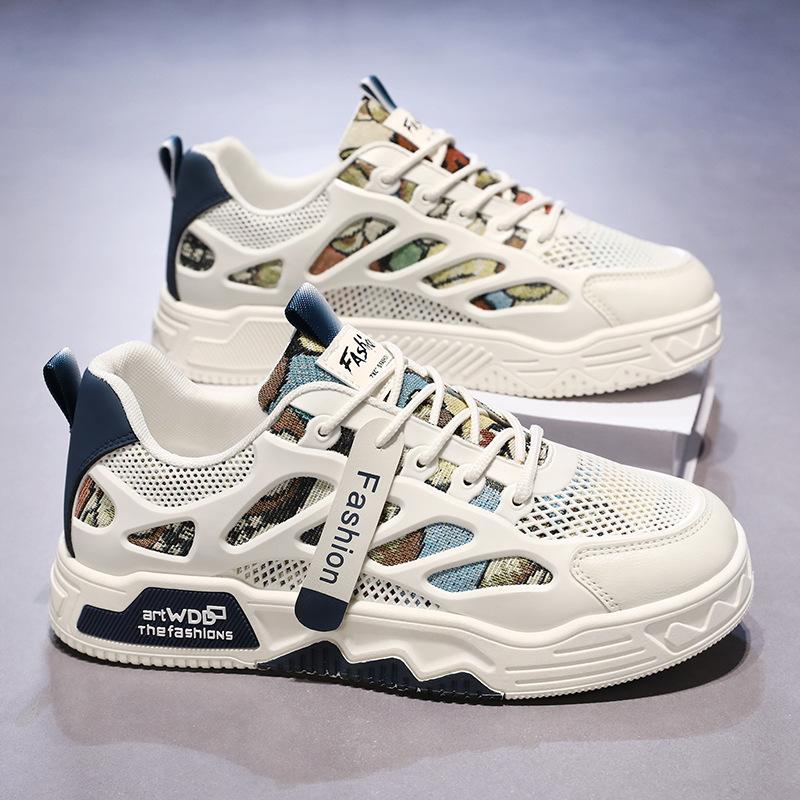 2024 Новые мужские кроссовки, модные универсальные дышащие спортивные кроссовки для бега, мужские повседневные кроссовки на платформе для тренировок по теннису на открытом воздухе