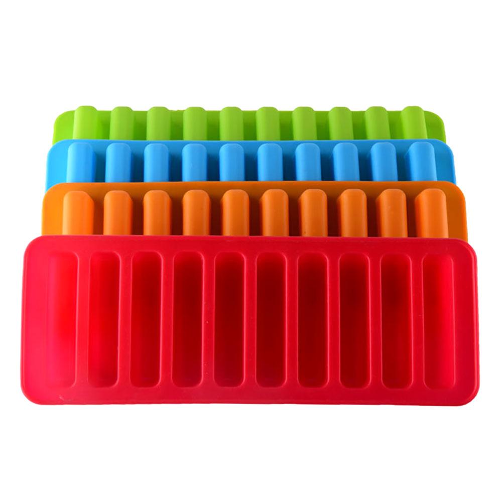 Silicone World 10 ячеек Форма для кубиков льда из силикона в форме пальца, Форма для маффинов, печенья, мороженого, шоколада