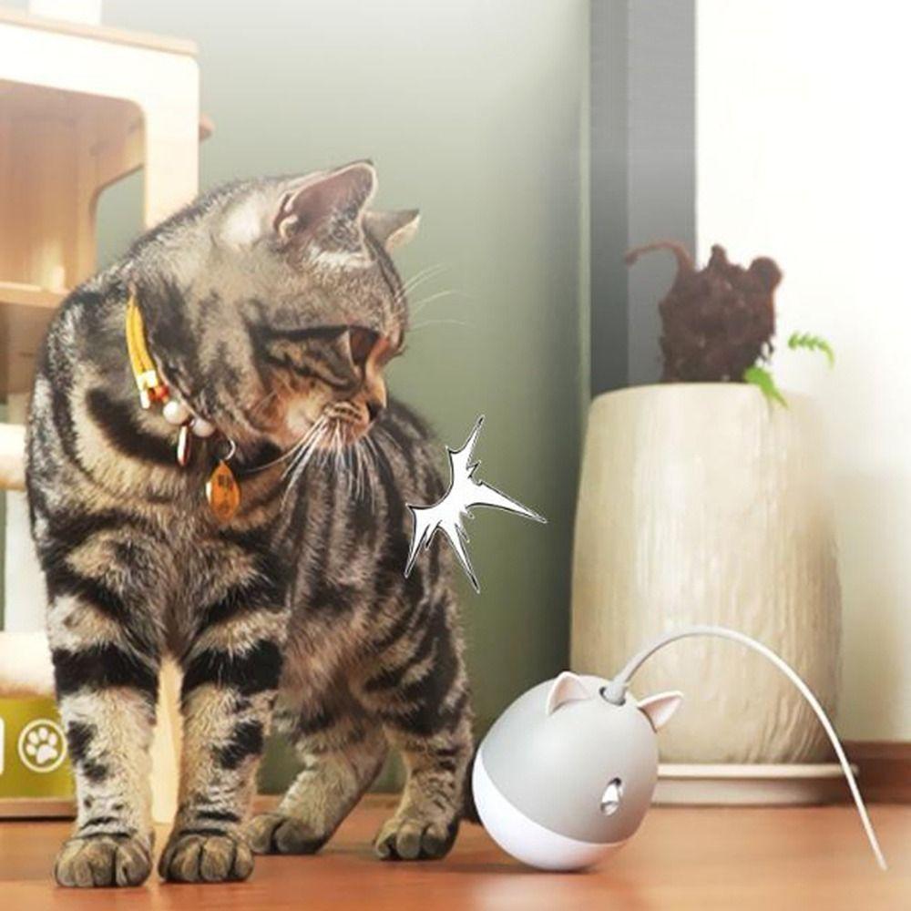Инфракрасный датчик Умные вращающиеся игрушки для кошек Электрическая вращающаяся игрушка для котят Снятие скуки