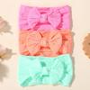 3Pcs Solid Color Baby Headband for Children Hair Band Elastic Nylon Newborn Headbands Soft Turban Headwrap Kid Hair Accessories