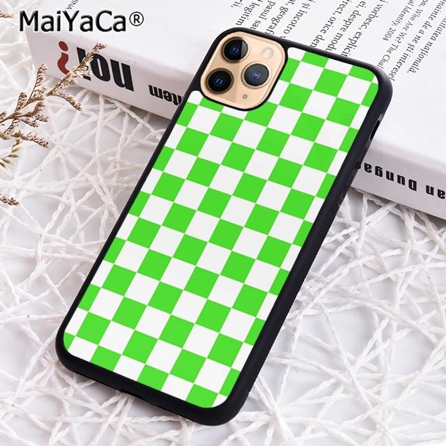 Клетчатый Чехол для Телефона в Шахматную Клетку Для iPhone 17 Air 16 15 14 plus 12 13 pro max Защитная Крышка coque