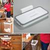 Kitchen Trash Can Cabinet Door Hanging Garbage Rack Hook Type Door Behind The Garbage Bag Clip