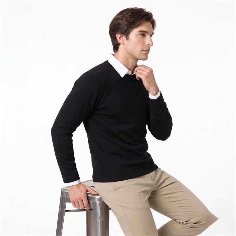 Pierre Cardin Men's Faux Two-Piece Antibacterial Knit Sweater