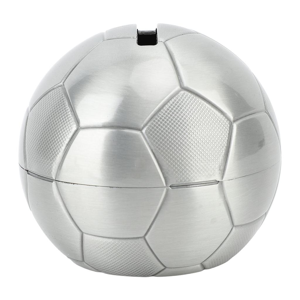 Металлическая копилка для монет в виде футбольного мяча большой вместимости, декоративная, многофункциональная, копилка для монет в виде футбольного мяча, футбольная копилка для детей, мальчиков