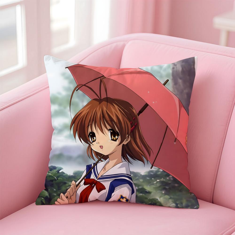 C-Clannad Наволочка Мягкая Дружелюбная Ткань и Скрытая Молния