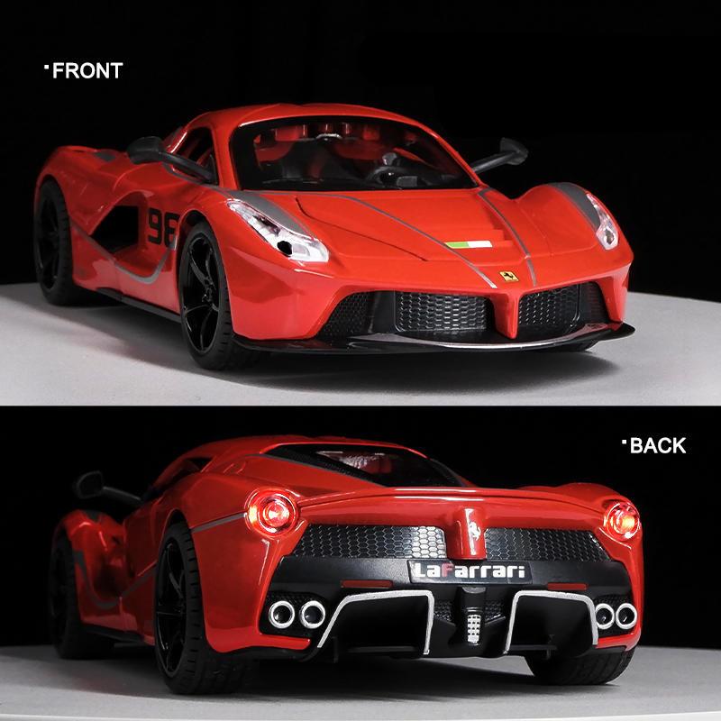 1/24 Scale Laferrari Alloy Sports Car Model Diecasts & Toy Metal Vehicles Car Model Simulation Collection Childrens Gift