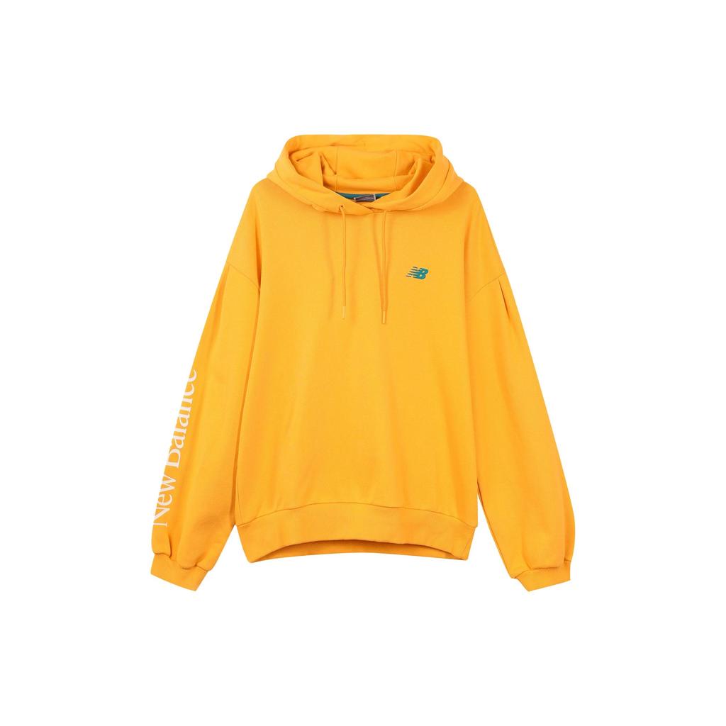 New Balance Sweatshirt Women's Mustard Yellow (Unisex) Sweatshirts NC933032 MUS
