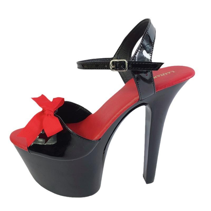 Ненавидьте высокие женские туфли на очень высоком каблуке свадебные туфли водонепроницаемые сандалии для стола модные туфли на высоком каблуке 15 см