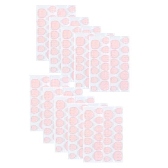 240 шт./компл. самоклеящиеся удобные стильные свежие стильные прозрачные желейные гель-прессы для ногтей маникюрный инструмент кончик ногтя