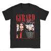 Мужская повседневная футболка Gerard Way MCR, 100% хлопок, круглый вырез, короткий рукав, уникальная одежда.