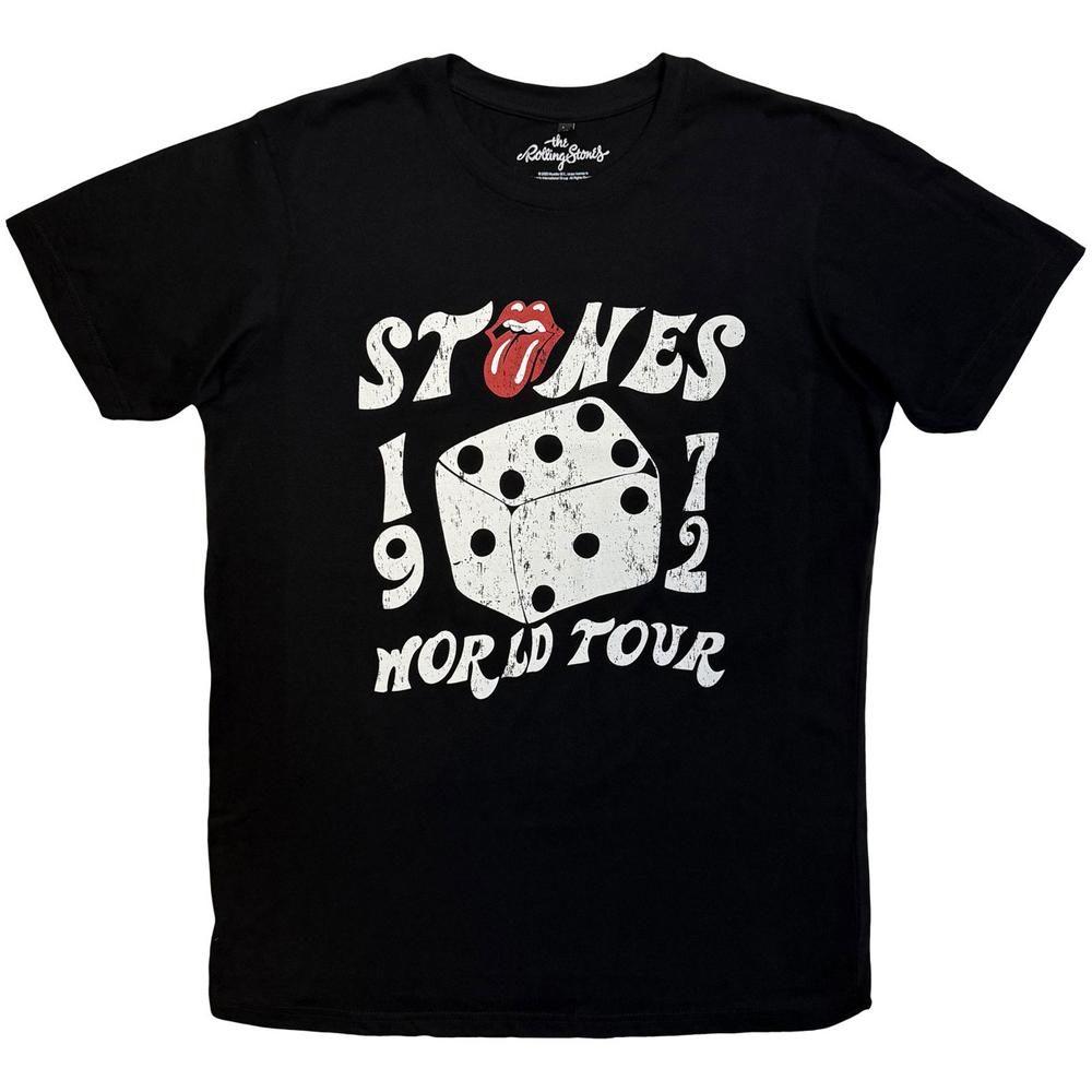 The Rolling Stones Unisex Adult Dice Tour Â´72 T-Shirt