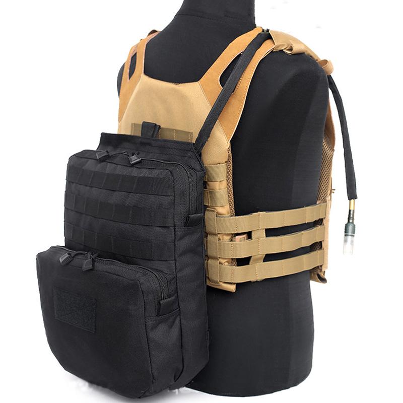 Тактический жилет Molle, сумка для гидратации воды для мешка с водой объемом 3 л, прочный чехол H2O, прикрепленный к тактическому жилету, рюкзак для гидратации
