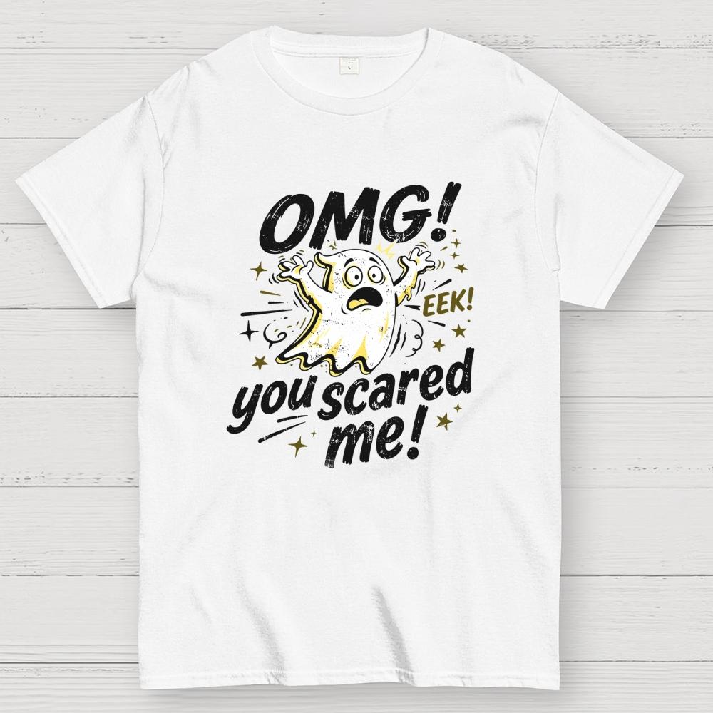 OMG you scared me Cotton Summer Casual Cool Loose T-Shirt