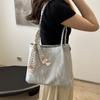 Новая корейская версия, простая текстура, модная и повседневная, летняя, красивая сумка-тоут на одно плечо