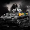 DIY Military Tiger Heavy Tank Model Building Blocks Army Panzer Battle Tank MOC Soldiers Figures Bricks Toy Children Gift